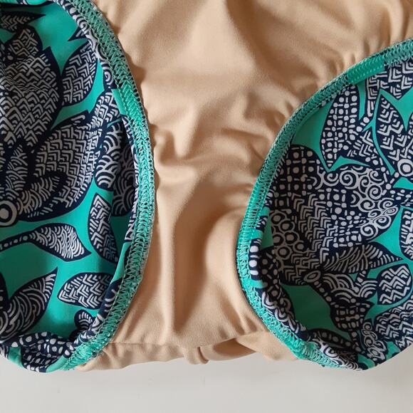 Lands End One Piece Swimsuit Tugless Tummy Control Lined Bathing Suit Womens 22 - Picture 4 of 9